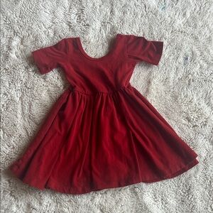 Elegant Scarlet Kids Dress